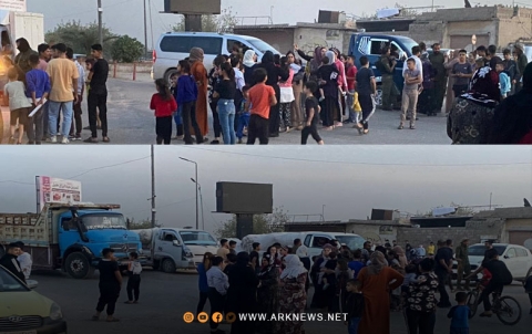 قامشلو.. استمرار التظاهر احتجاجاً على انقطاع الكهرباء منذ نحو شهر