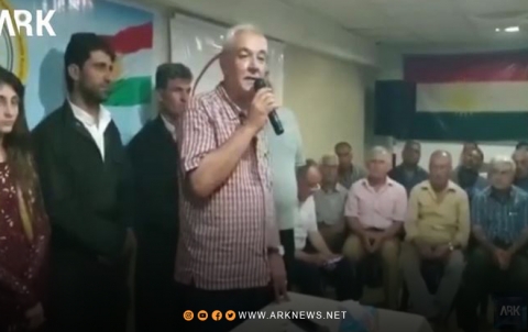 لقمان يوسف يلقي كلمة اتحاد كتاب كوردستان سوريا في مراسيم إحياء الذكرى 65 لميلاد الـPDK-S لقمان يوسف يلقي كلمة اتحاد كتاب كوردستان سوريا في مراسيم إحياء الذكرى 65 لميلاد الـPDK-S