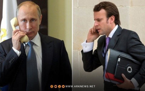 ماكرون ينقل مخاوف  شركائه الأوروبيين لـ بوتين 