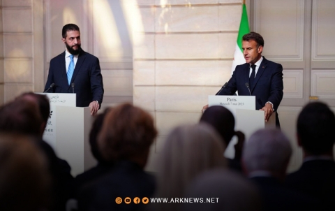 أحمد الشرع يشكر إيمانويل ماكرون 