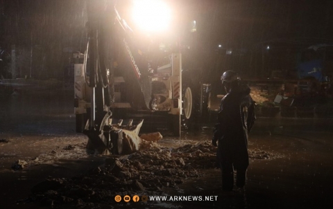 Rainstorms... More than 1,000 tents for displaced people in northwestern Syria were damaged Rainstorms... More than 1,000 tents for displaced people in northwestern Syria were damaged