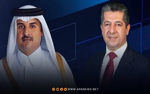 تلبية لدعوة من تميم بن حمد.. مسرور بارزاني يبدأ زيارة رسمية إلى دولة قطر تلبية لدعوة من تميم بن حمد.. مسرور بارزاني يبدأ زيارة رسمية إلى دولة قطر