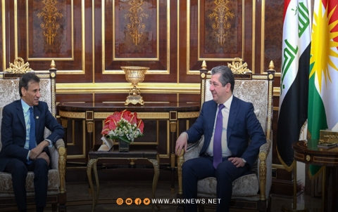 رئيس حكومة إقليم كوردستان يستقبل الممثل الخاص للأمين العام للأمم المتحدة في العراق