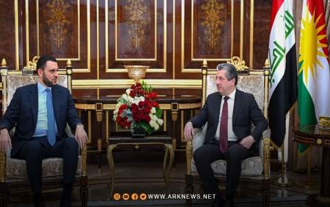 رئيس حكومة إقليم كوردستان يسقبل رئيس تحالف السيادة