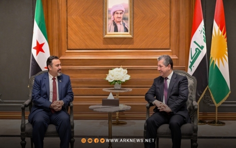 Masrour Barzani Receives Syrian Minister of Education Mohammad Abdulrahman Turko Masrour Barzani Receives Syrian Minister of Education Mohammad Abdulrahman Turko