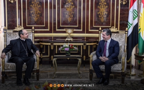 Serokwezîr Mesrûr Barzanî pêşwaziya Balyozê Vatîkan li Iraqê kir