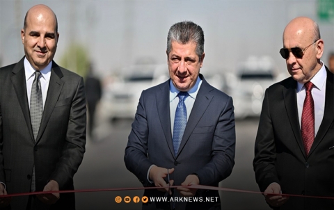 رئيس حكومة إقليم كوردستان يفتتح مشروعا يربط بين أربيل ودهوك 