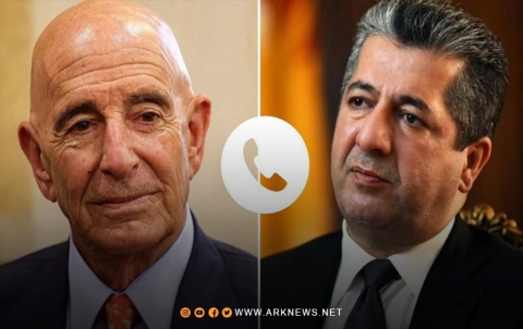 Thomas Barrack Conveys Donald Trump Greetings to Masrour Barzani Thomas Barrack Conveys Donald Trump Greetings to Masrour Barzani