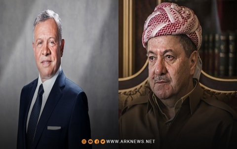 ملك الأردن يعزي الرئيس بارزاني بوفاة شقيقته ملك الأردن يعزي الرئيس بارزاني بوفاة شقيقته