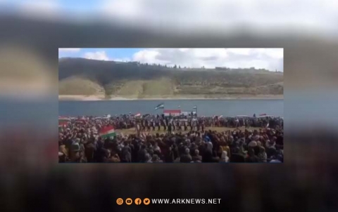 Encûmena Niştîmanî ya Kurdî li Sûriyê Newroz li Meydankê yê Efrîna  Rojavayê Kurdistanê pîroz kir