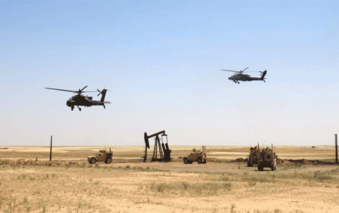 تسيير دوريتان للتحالف الدولي في ريفي الحسكة وديريك لحماية حقول النفط