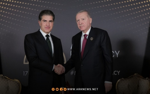 نيجيرفان بارزاني ورجب طيب أردوغان يتبادلان الآراء حول التغييرات في المنطقة
