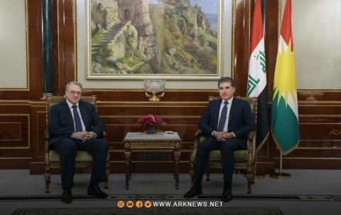 نيجيرفان بارزاني وميخائيل بوغدانوف يؤكدان دعمهما لحماية حقوق الكورد في سوريا