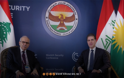 رئيس إقليم كوردستان يجتمع مع رئيس وزراء لبنان