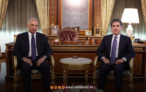 نيجيرفان بارزاني ومصطفى الكاظمي يبحثان الأوضاع العامة للشرق الأوسط