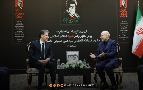 نيجيرفان بارزاني ومحمد باقر قاليباف يبحثان الأوضاع في المنطقة نيجيرفان بارزاني ومحمد باقر قاليباف يبحثان الأوضاع في المنطقة