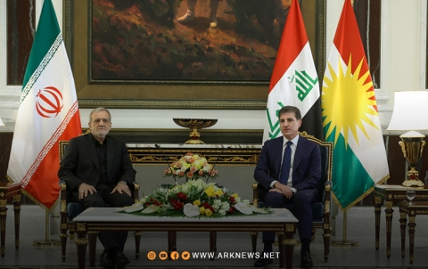 نيجيرفان بارزاني ومسعود بزشكيان يشيدان بعلاقات الصداقة التاريخية بين إقليم كوردستان وإيران نيجيرفان بارزاني ومسعود بزشكيان يشيدان بعلاقات الصداقة التاريخية بين إقليم كوردستان وإيران