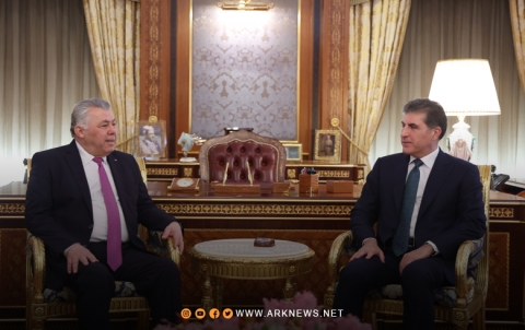 نيجيرفان بارزاني يستقبل القنصل العام الفلسطيني في إقليم كوردستان 