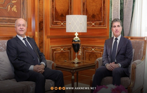 نيجيرفان بارزاني يهنئ د. برهم صالح 