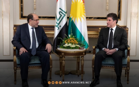 نيجيرفان بارزاني يهنئ نوري المالكي بمناسبة ترشيحه لمنصب رئيس مجلس وزراء العراق الاتحادي