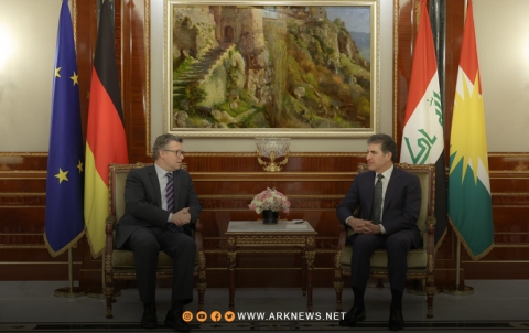 رئيس إقليم كوردستان يتلقى رسالة دعم من ألمانيا