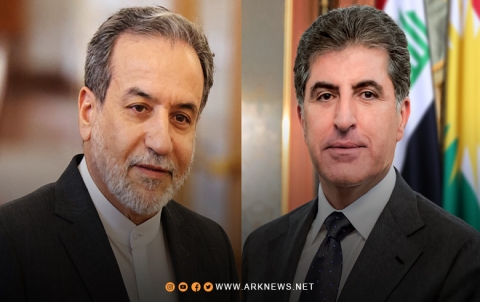 نيجيرفان بارزاني وعباس عراقجي يتبادلان الآراء حول آخر التطورات في المنطقة