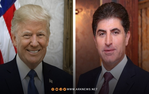 نيجيرفان بارزاني يتلقى رسالة خطية من دونالد ترامب  