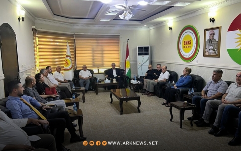 وفد من رئاسة ENKS يزور مقر ممثلية إقليم كوردستان للمجلس الوطني الكوردي 