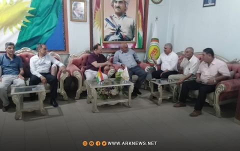 Kurdistan People's Party - Syria congratulates the Kurdistan Democratic Party - Syria in Girke Lage