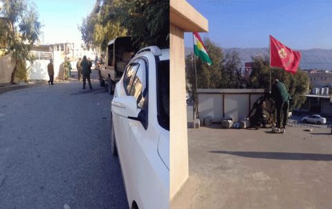 PKK Affiliated militias attack PUK Headquarters in Sinjar PKK Affiliated militias attack PUK Headquarters in Sinjar