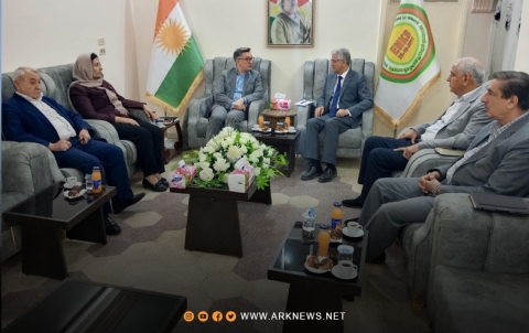 ده‌سته‌یا سه‌رۆكاتیا ئەنەكەسێ پێشوازی ل نیكۆلاس گرێنجر شاندیێ ئە‌مه‌ریكی كر