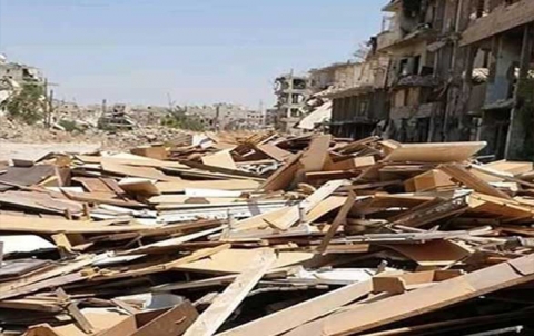 النظام يستأنف عمليات هدم منازل المدنيين في دمشق 