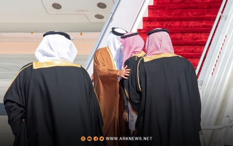 أمير قطر الشيخ تميم يصل السعودية وبن سلمان في استقباله