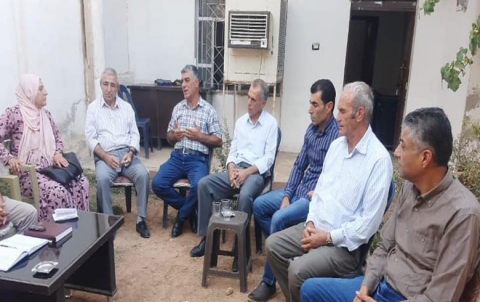 Tirbaspiye local council holds its monthly meeting