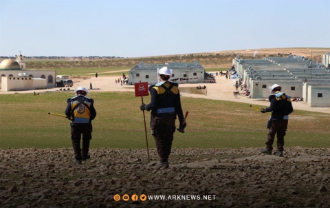 The White Helmets destroyed 11 unexploded ordnances in northern Syria within a week