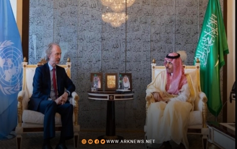 بن فرحان وبيدسون يبحثان الحل السياسي في سوريا 