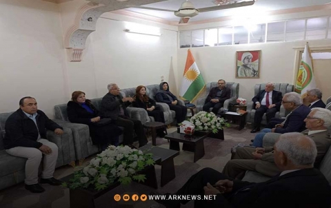 Serokatiya ENKSê pêşwazî li şandeke YNKS kir