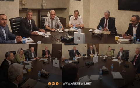 هيئة رئاسة ENKS واتحاد كتاب كوردستان سوريا يناقشان الوضع الثقافي