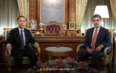 رئيس إقليم كوردستان يشكر القنصل العام الصيني رئيس إقليم كوردستان يشكر القنصل العام الصيني