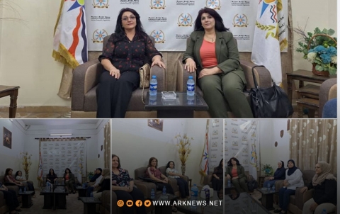 قامشلو.. وفد من اتحاد نساء كوردستان - سوريا يزور مقر المنظمة الآثورية الديمقراطية