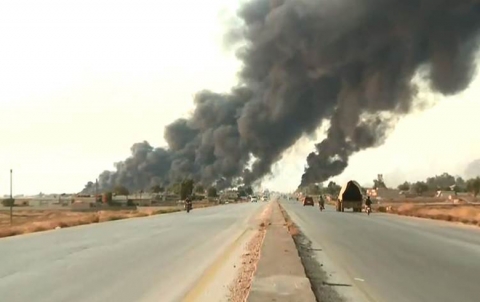 Thousands of civilians flee Turkish attacks despite a ceasefire deal