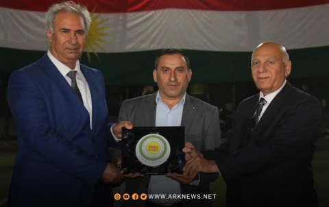 وفد من ممثلية ENKS يحضر المباراة النهائية لكرة القدم في مخيم قوشتبة وفد من ممثلية ENKS يحضر المباراة النهائية لكرة القدم في مخيم قوشتبة