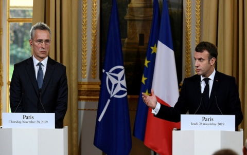 Macron: The Turkish attack on the eastern Euphrates raised many questions before NATO