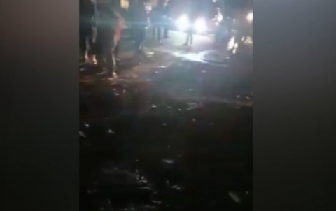  Afrin ... An explosive device explosion caused material damages