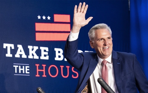 The Republican Party announces the restoration of control of the US House of Representatives