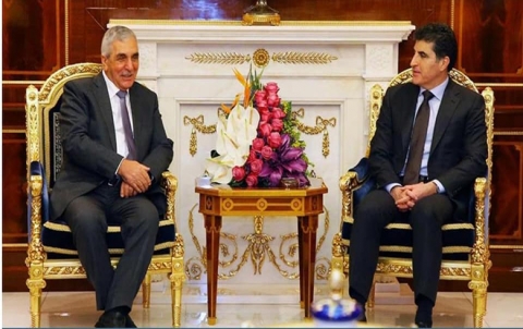 رئیس إقلیم كوردستان یجتمع مع وفد الهیئة الرئاسية للـ ENKS 
