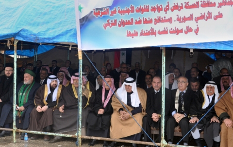 The regime organizes a gathering of tribes and clans in Hasaka