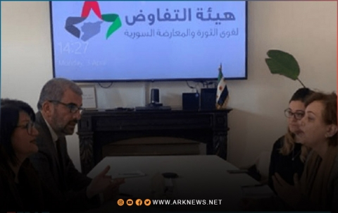 جنيف.. التفاوض السورية تبحث مع نائبة المبعوث الأممي العملية السياسية وقضية المعتقلين