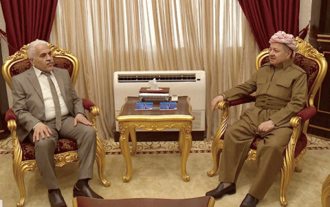 Serok Barzanî pêşwaziya Ebdulrehman Apo kir