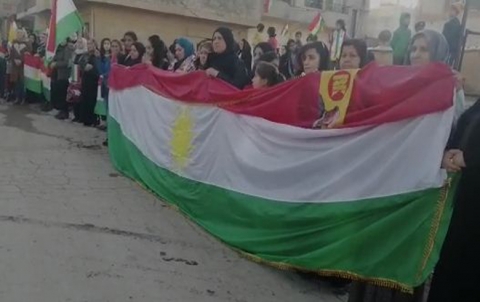 Derik celebrates the Kurdish Flag Day Derik celebrates the Kurdish Flag Day